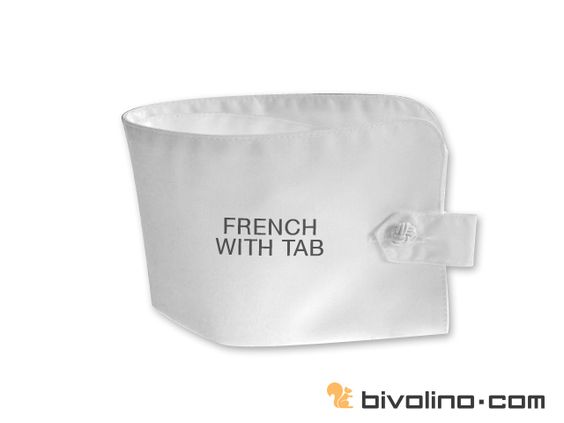 French cuff with tab