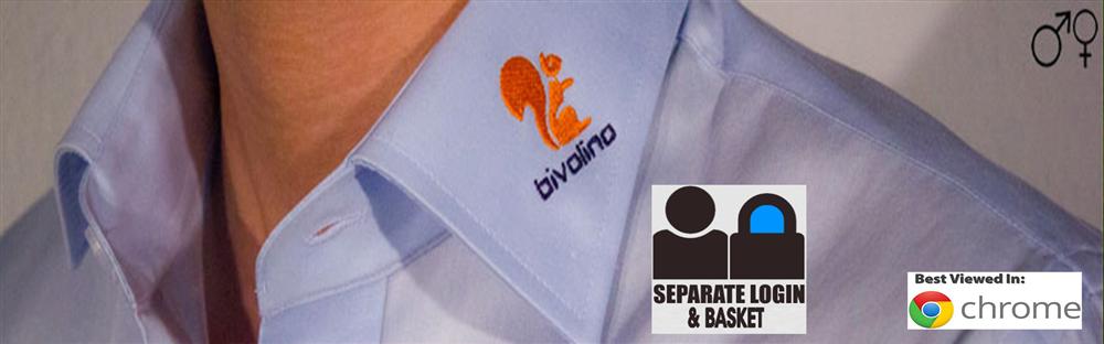 Corporate shirts for men and women - shirts with embroidered logo - corporate uniforms 